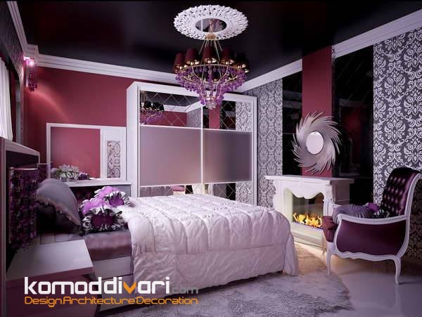 7| اتاق خواب مدرن با رنگ مارسالا