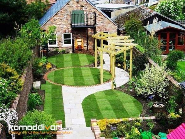 7| طراحی حیاط خلوت و باغچه