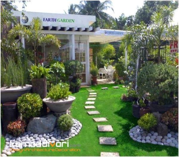 2| طراحی حیاط خلوت و باغچه
