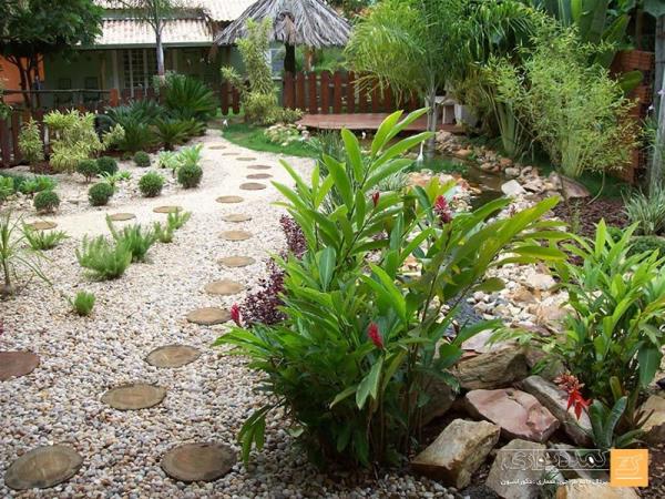 طراحی باغچه ، پاسیو و حیاط خلوت 