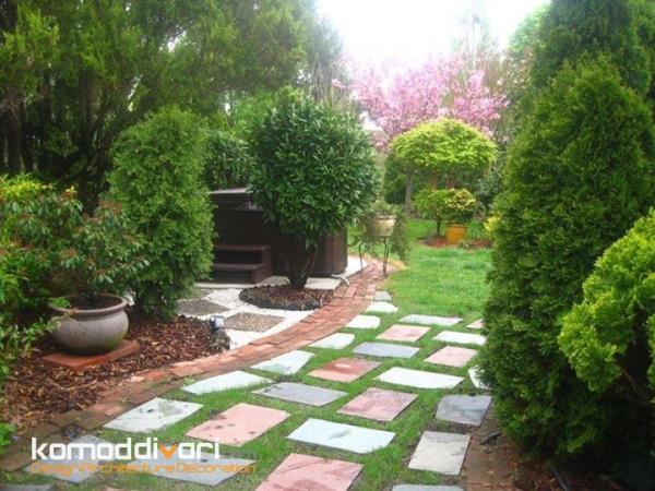 3| طراحی حیاط خلوت و باغچه