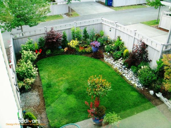 ایده طراحی حیاط خلوت