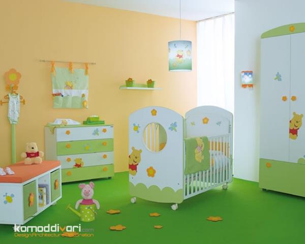 طراحی بسیار زیبا برای اتاق کودک 