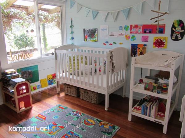 ایده اتاق کودک با فرش زیبا