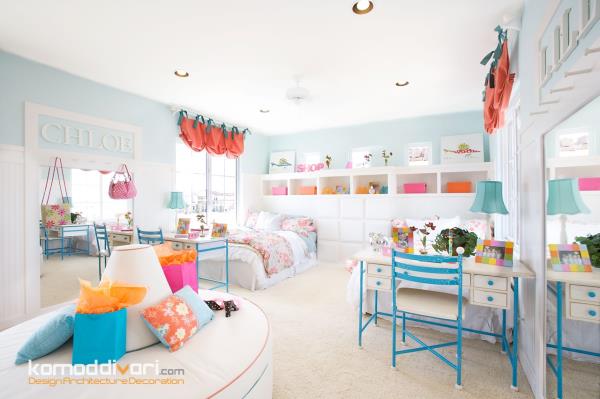 ایده های زیبا و رنگارنگ برای اتاق کودک