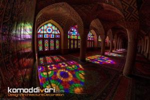 معماری مسجد نصیر الملک در شیراز