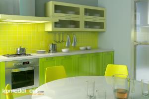 ایده دکوراسیون سبز برای آشپزخانه