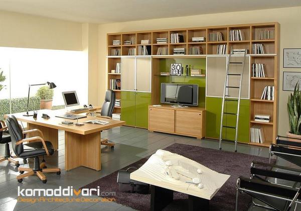 ایده جالب طراحی اتاق کار(Home Office)