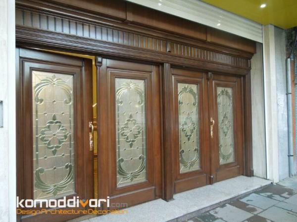 طراحی و اجرای درب ورودی ساختمان